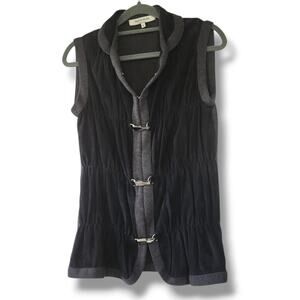 Rani Arabella Vest Cashmere Wool Leather M